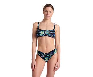 Arena Women's Fun Planet Bikini Bralette Black-multi Größe: XS | Bikinis Outlet | Damen | Schwarz