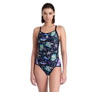 Arena Women's Fun Planet Swimsuit Super Black Multi Black Größe: 34 | Badeanzüge Outlet | Damen | Schwarz