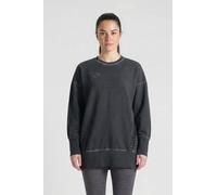 Arena Women's Icons Oversize Crew Delave Black White Größe: XS | Kaputzenpullis Outlet | Damen | Schwarz