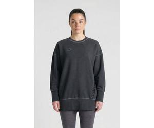 Arena Women's Icons Oversize Crew Delave Black White Größe: XS | Kaputzenpullis Outlet | Damen | Schwarz