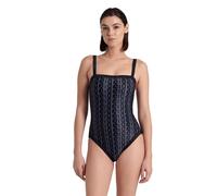 Arena Women's Monogram Swimsuit U Back Black Multi-black Größe: S | Badeanzüge Outlet | Damen | Schwarz
