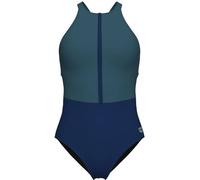 ARENA Women's Swimsuit Silvia Cross Back Damen | NAVY-MANGROVE-NAVY | 48