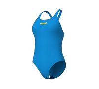 ARENA Women's Team Swimsuit Swim PRO SOLID Turquoise-Yellow Star - 42