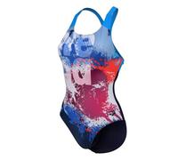 WOMEN'S ARENA WAVES BREAKING S NAVY MULTI-NAVY-TURQUOISE 36