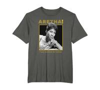Aretha Franklin The Queen of Soul Music Portrait T-Shirt