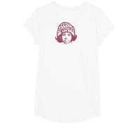 Aretha Franklin Young Begabter Kopf mit schwarzem Logo T-Shirt