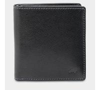 AREZZO RFID Geldbörse Carré 8 Kartenfächer schwarz Herren - Leder