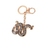 ARFUKA Kristall-Strass Schlüsselanhänger Funkelnder Schlange Schlüsselanhänger Auto Schlüsselring Schmuckgeschenk für Damen & Herren, Handtasche-Accessoire