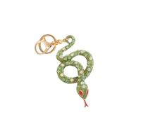 ARFUKA Schlange Schlüsselanhänger Funkelnder Kristall-Strass Schlüsselanhänger Auto Schlüsselring Schmuckgeschenk für Damen & Herren, Handtasche-Accessoire