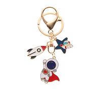 ARFUKA Schlüsselanhänger Astronaut Rakete Autoschlüsselanhänger Schlüsselringe Schlüsselbund Taschenanhänger Keychain Weihnachtsgeschenke Geburtstaggeschenke Valentinstaggeschenk