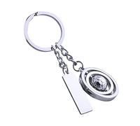 ARFUKA Schlüsselanhänger aus Metall, rotierender Fußball-Schlüsselanhänger Keychain kreatives Geschenk für Weihnachten, Geburtstag