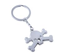 ARFUKA Schlüsselanhänger Edelstahl Auto Schlüsselanhänger Totenkopf Anhänger Metall Keychain Schlüsselbund Geburtstag Weihnachtsgeschenke für Männer und Frauen