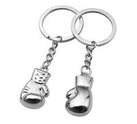 ARFUKA Schlüsselanhänger Edelstahl Boxhandschuhe Anhänger Autoschlüsselanhänger Schlüsselringe Schlüsselbund Keychain Weihnachtsgeschenke Geburtstaggeschenke Valentinstaggeschenk