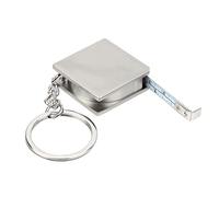 ARFUKA Schlüsselanhänger Edelstahl Einziehbares Massband Anhänger Autoschlüsselanhänger Rollmaßband Körpermaßband Schlüsselringe Keychain Geschenk für Geburtstag Valentinstag Neujahr Weihnachten