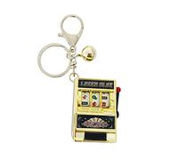 ARFUKA Schlüsselanhänger Edelstahl Fruit Machine Slot Anhänger Autoschlüsselanhänger Schlüsselringe Schlüsselbund Keychain Geburtstaggeschenke für Damen und Herren