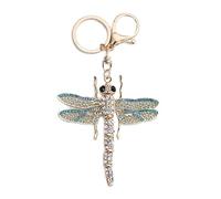 ARFUKA Schlüsselanhänger Libelle Anhänger Schlüsselhalter Schlüsselringe Handtaschenanhänger Kristall Strass Taschenanhänger Autoschlüsselanhänger Keychain Geschenke für frauen