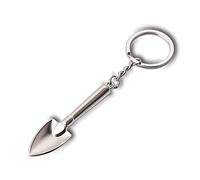 ARFUKA Schlüsselanhänger Mini 3D Schaufel Schlüsselanhänger Keychain Metall Schlüsselring Geschenk für Weihnachten und Geburtstag Silber