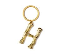 ARFUKA Schlüsselanhänger mit Buchstabe H Edelstahl Auto Schlüsselanhänger Metall Keychain Valentinstag Geburtstag Weihnachtsgeschenke für Frauen und Männer Gold