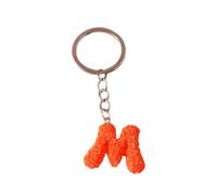 ARFUKA Schlüsselanhänger mit Buchstabe M Romantischer Rosen Alphabet Anhänger Keychain für Autoschlüssel Hausschlüssel & Taschen