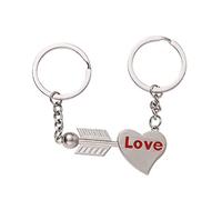 ARFUKA Schlüsselanhänger Partner Geschenke Schlüsselanhänger Herz und Pfeil Anhänger Autoschlüsselanhänger Keychain Schlüsselring Geburtstag Valentinstag Weihnachtsgeschenke für Frauen und Männer