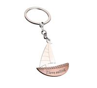 ARFUKA Schlüsselanhänger Segelboot Anhänger Autoschlüsselanhänger Taschenanhänger Schlüsselringe Schlüsselbund Keychain für Geburtstag Weihnachten Valentinstag Feiertag Geschenk