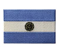 Argentinien Flagge National Bestickter Aufnäher zum Aufbügeln/Annähen