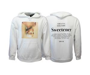 Ariana Grande Sweetener Kapuzenpullover XXL Weiß