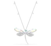 Ariana Grande x Swarovski Anhänger und Brosche, Kristallperle, Verschiedene Schliffe, Libelle, Weiß, Rhodiniert OS