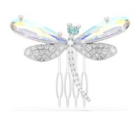 Ariana Grande x Swarovski Brosche und Haar-Accessoire, Kristallperle, Verschiedene Schliffe, Libelle, Weiß, Rhodiniert OS