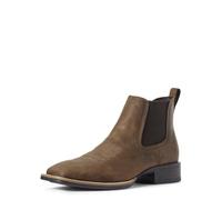 ARIAT Booker Herren Chelsea-Stiefel, bestickt, quadratischer Zehenbereich, Beige, Distressed Tan, 45 EU