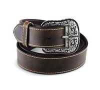 ARIAT Damen Basic Stitch Edged Gürtel, Braun, S