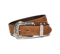 ARIAT Damen Floral Stitch Berry Concho Belt Gürtel, braun, Mittel
