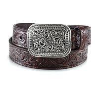 ARIAT Damen Schnallenriemen mit Prägung Gürtel, Braun, S
