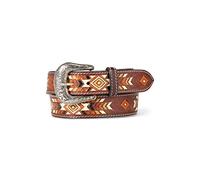 ARIAT Damen Southwest Lederg rtel mit antiker silberner Schnalle, Verschiedenfarbig, S