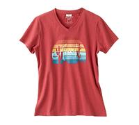 Ariat Damen T-Shirt R.E.A.L™ Horizon Tee aura orange heather, Gr. XS