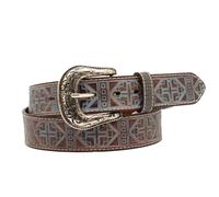 ARIAT Dameng rtel mit Kreuzmuster, Gr e L, Blau, 3,8 cm