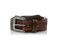 ARIAT Gerader Herren-Gürtel aus Eichenholz, Hellbraun, 42