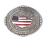 ARIAT Herren All American Gürtelschnalle, Silber, silber, Einheitsgröße