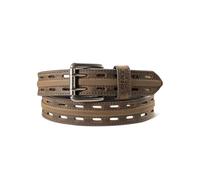 ARIAT Herren Doppelloch Ledergürtel mit Rollschnalle, Braun, 44