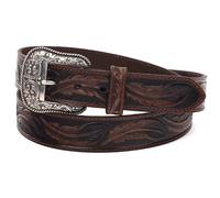 Ariat Herren-G rtel mit Federpr gung, Braun, 38