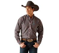 ARIAT Herren MNS Wf Gatlin FTD Ls Shrt White Hemd, Weiss/opulenter Garten, XL