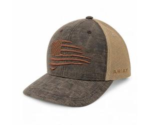 Ariat Herren Patriot Snapback Cap, braun, Einheitsgröße