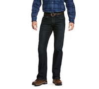 ARIAT Herren Rebar M4 Relaxed Durastretch Basic stapelbare Jeans mit geradem Bein Arbeitshose, Blackstone, 44W / 32L