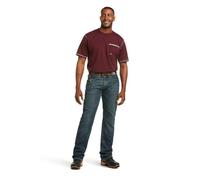 ARIAT Herren Rebar M5 Durastretch Edge Straight Leg Jeans, Ironside, 34W / 34L
