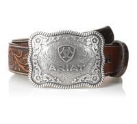 ARIAT Herren Straight Floral Buckle Schwarz/Hellbraun 40