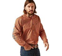 Ariat Herren Team Webster Classic Fit Shirt, Rost, L