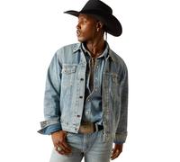 ARIAT Herren Yellowstone Hometown Jeansjacke, Leicht abgenutzt, L