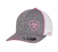ARIAT Ladys Flexfit Cap Grey/pink