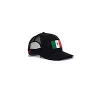 ARIAT Mens R112 Snap Back Mexico Flag Black