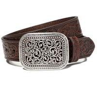 ARIAT Rhinestone Fillagree Belt M braun